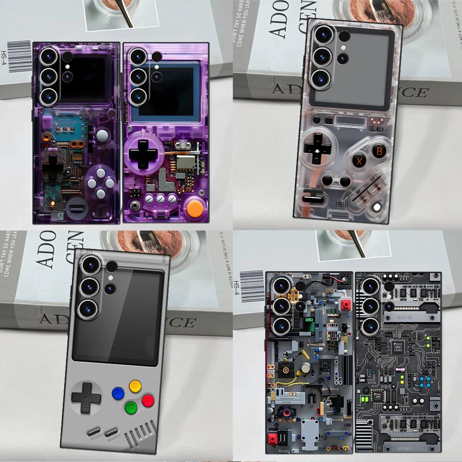Gaming Console In Phone - Purple Gaming Console Phone Cover Case
