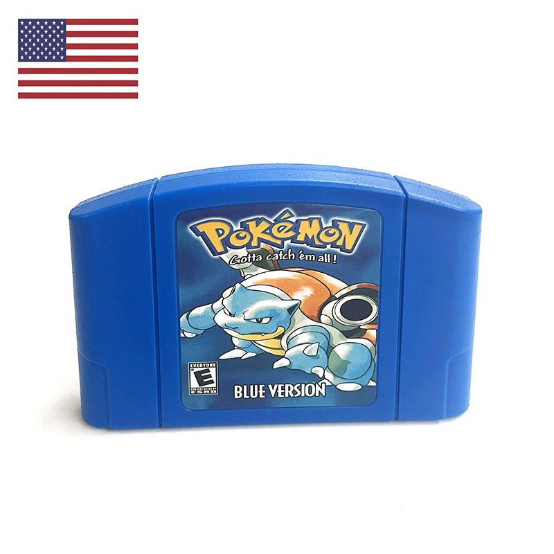 Gaming Console Vintage - USA NTSC Version English Pokemon Blue