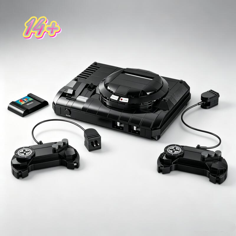 Gaming Console Lego - 2026 New 479pcs Vintage Black Retro