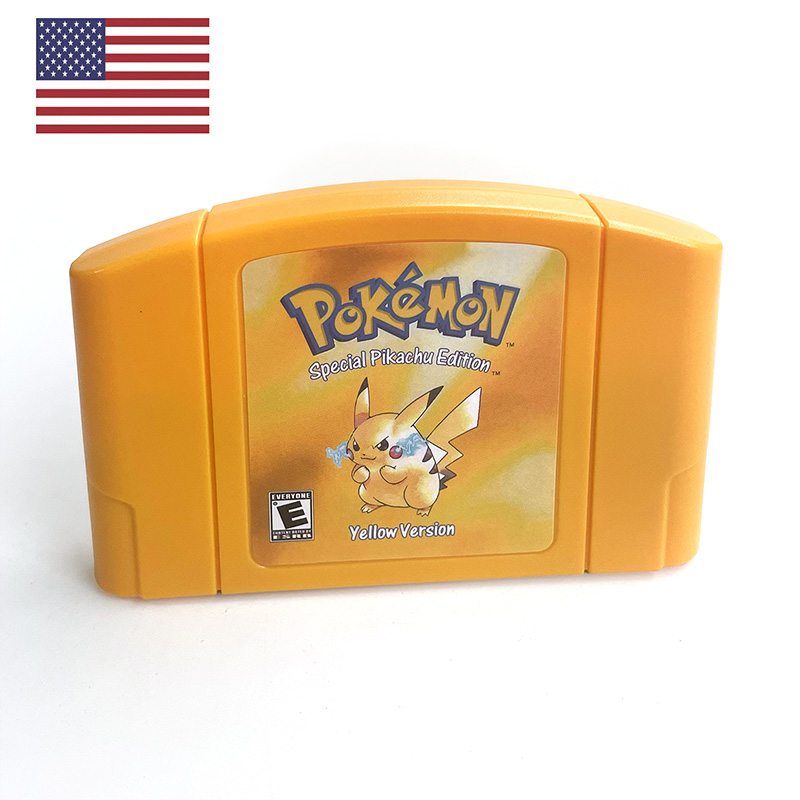 Gaming Console Vintage - USA NTSC Version English Pokemon Yellow
