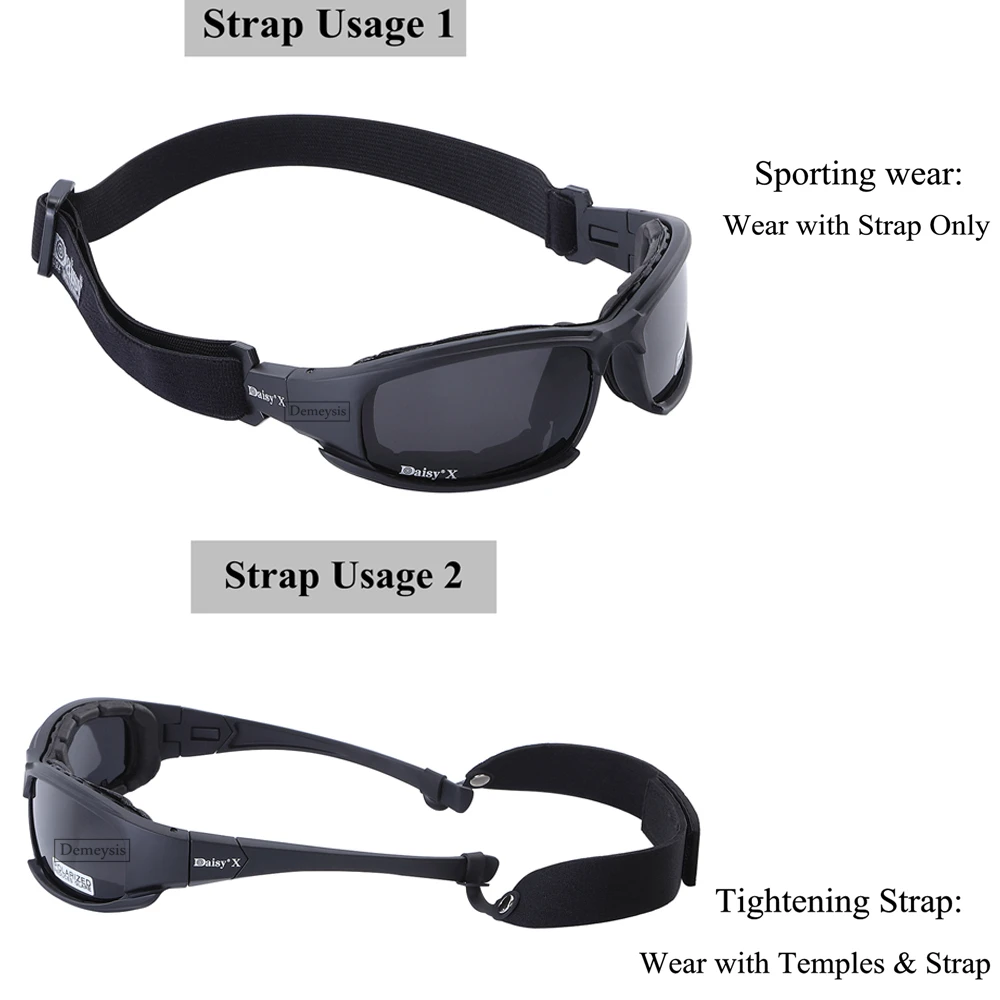 Daisy Tactical Goggles Sunglas - огляд і ціна Gaming Glasses Uv