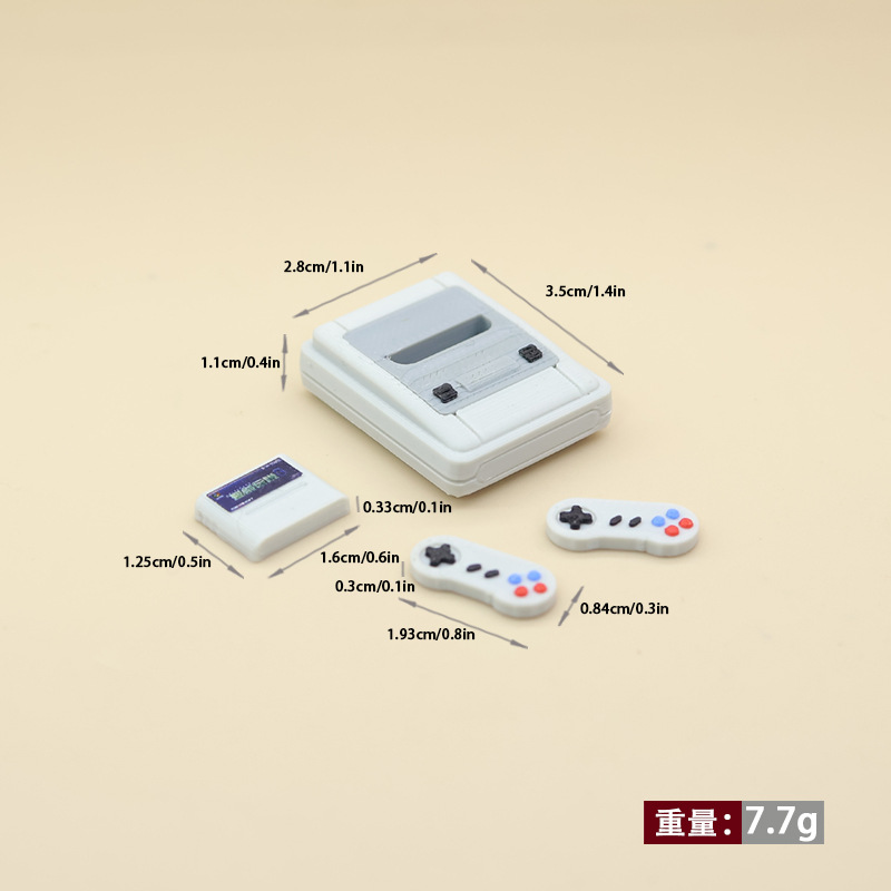 1set Dollhouse Mini Retro Game - огляд і ціна Gaming Console Vintage