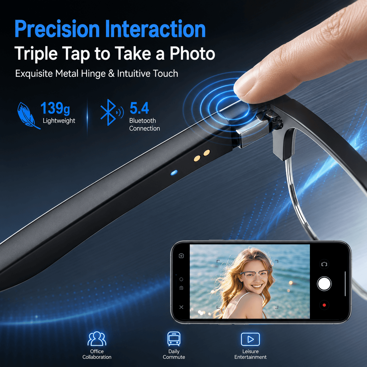 AIMB V2 Smart Bluetooth Glasse - огляд і ціна Gaming Glasses Uv