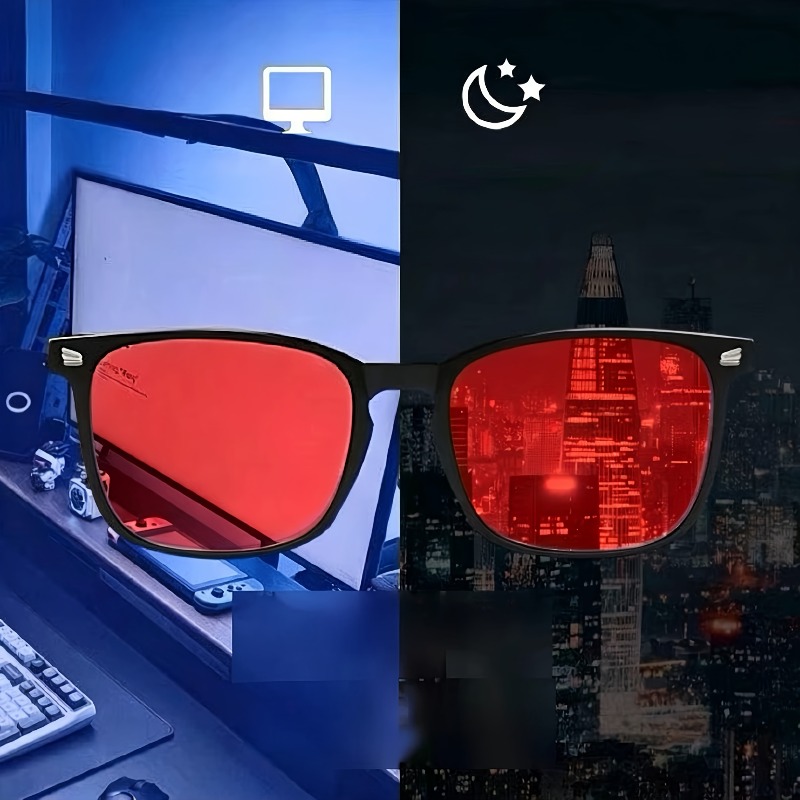1pcs Red Lens Korean Polarized - огляд і ціна Gaming Glasses Uv