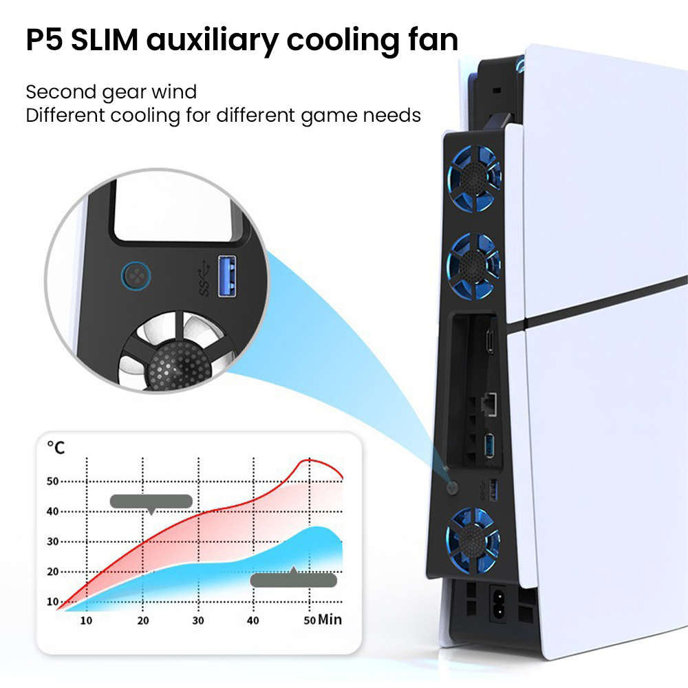 Gaming Cooler Fan Efficient Co - огляд і ціна Sony Console Ps5 Slim