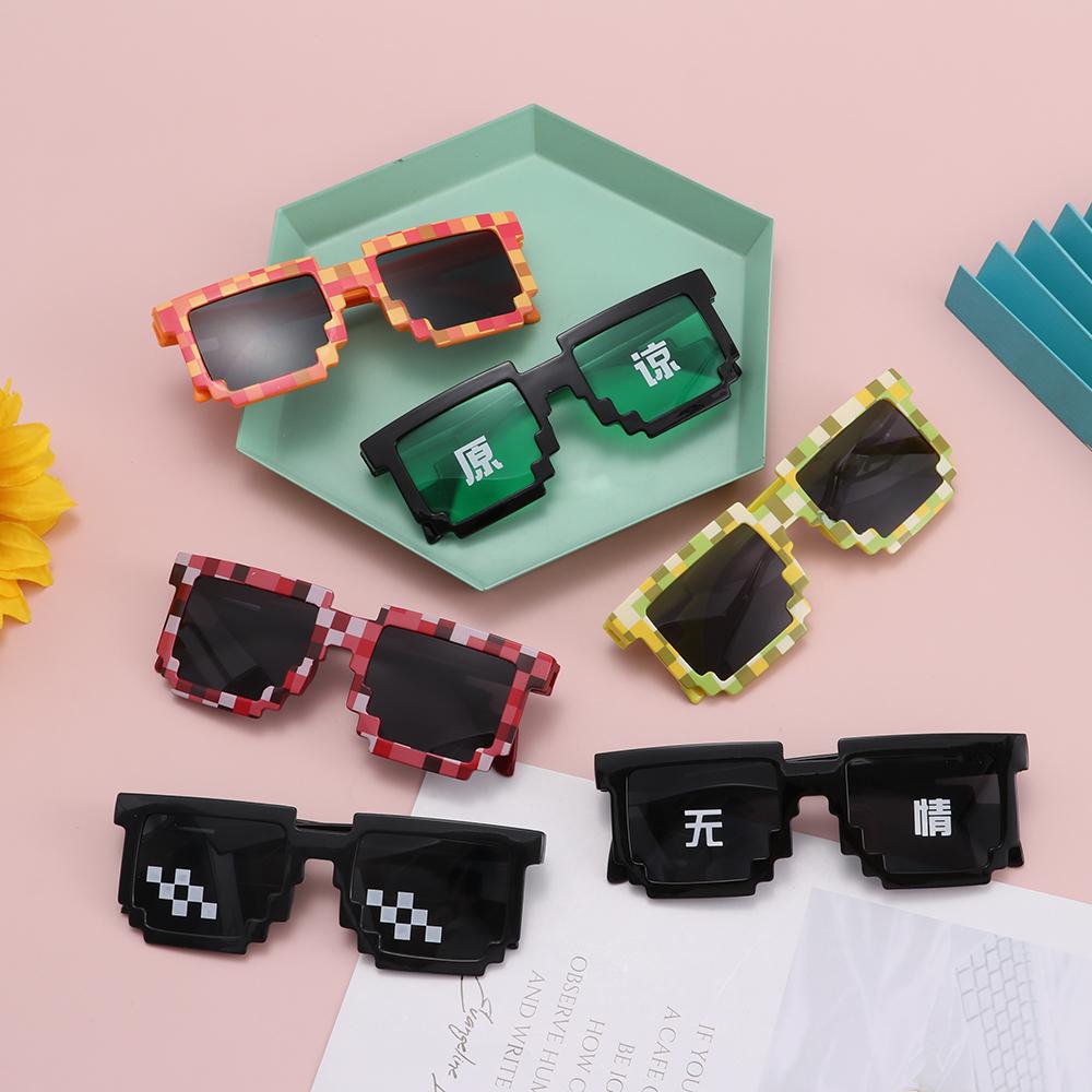 Funny Pixelated Mosaic Glasses - огляд і ціна Gaming Glasses Uv