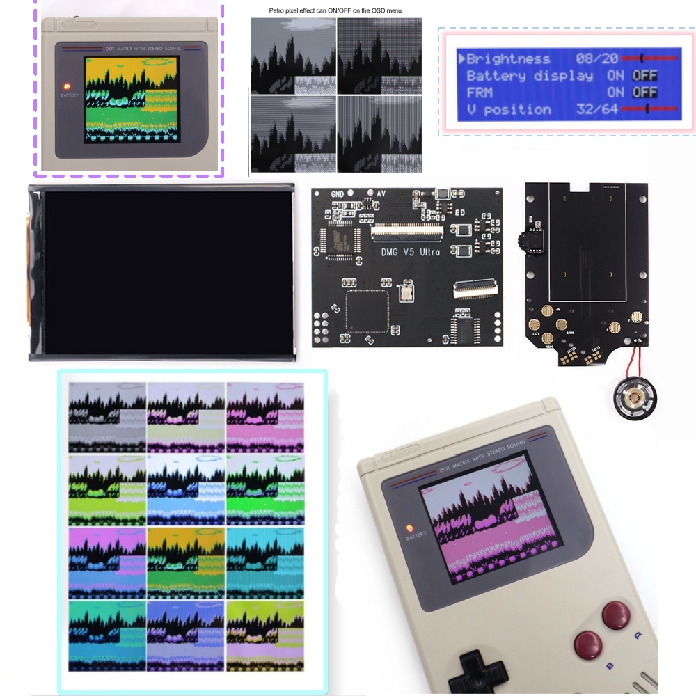 36 Colors Changing Mode RIPS S - огляд і ціна Gaming Console Gp Pro