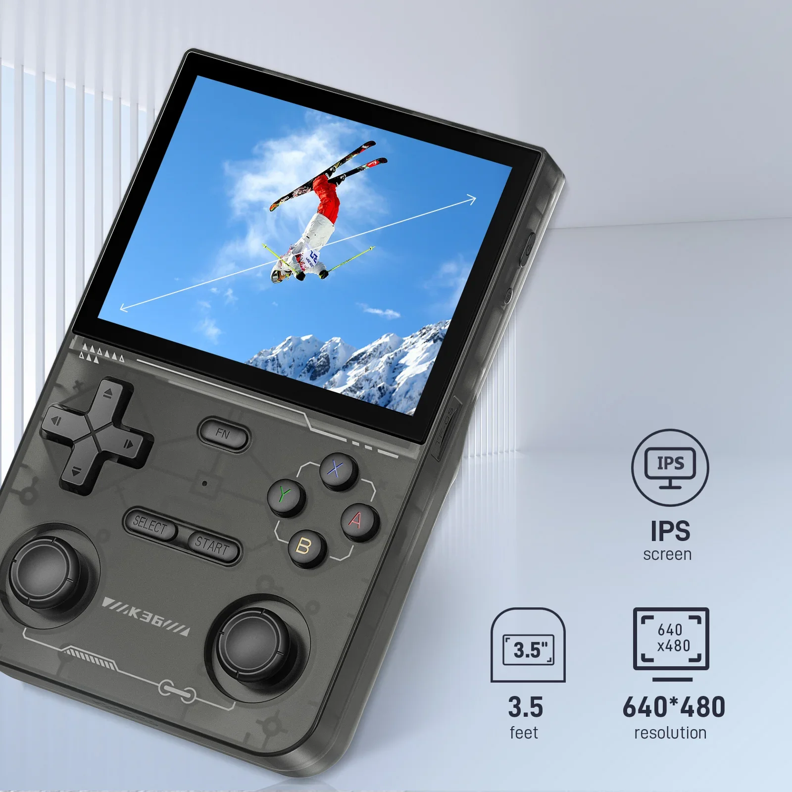 GAMINJA K36 3.5Inch IPS Screen - огляд і ціна Gaming Console K36