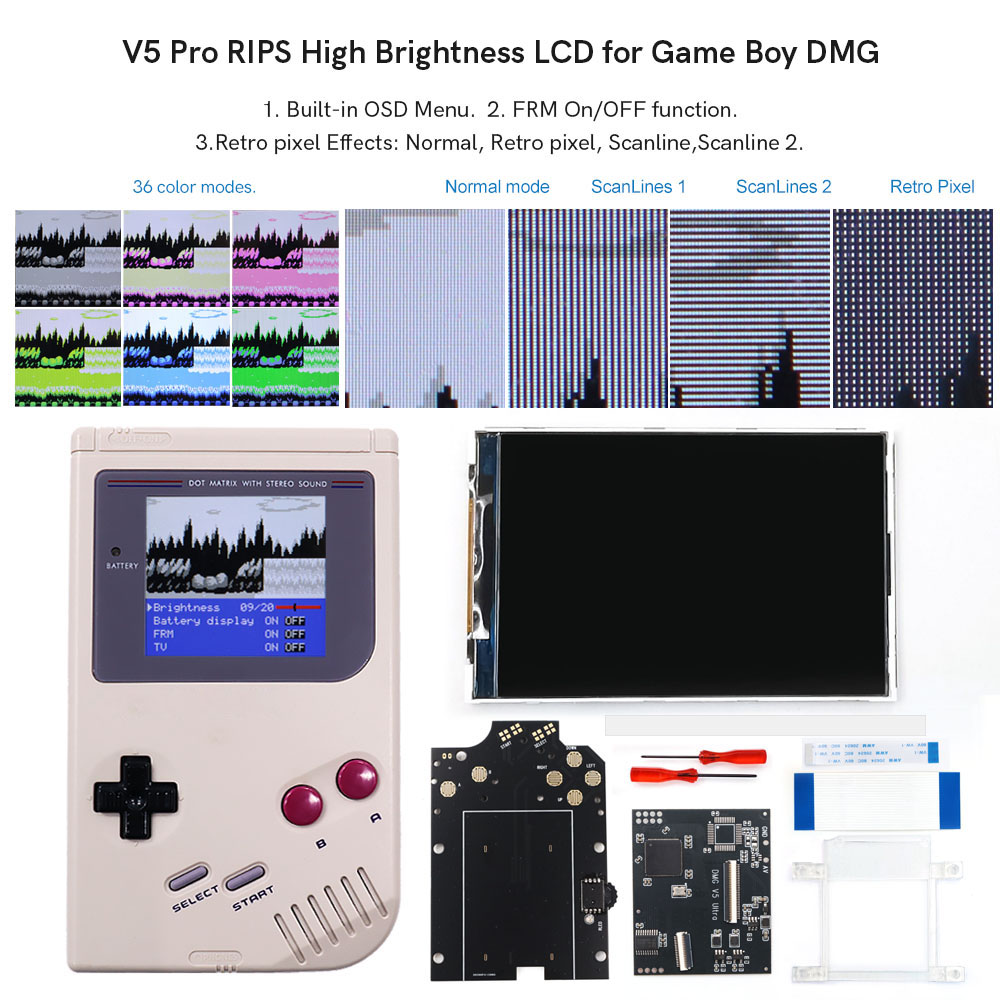 HISPEEDIDO For GB Dmg V5 Pro 3 - огляд і ціна Gaming Console Gp Pro