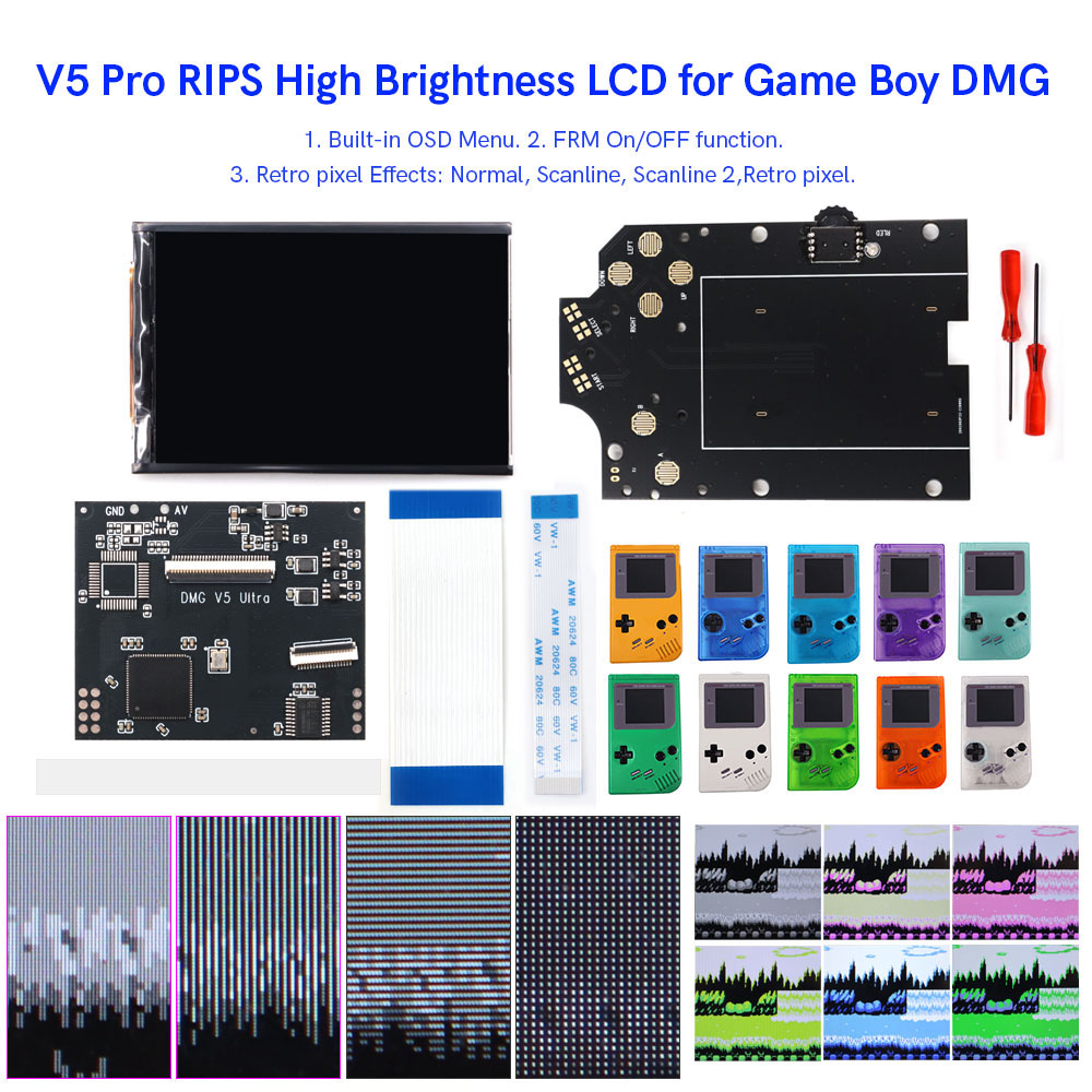 HISPEEDIDO For GB Dmg V5 Pro 3 - огляд і ціна Gaming Console Gp Pro