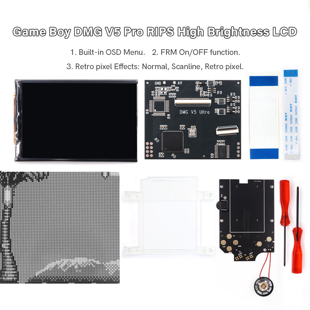 HISPEEDIDO For GB Dmg V5 Pro 3 - огляд і ціна Gaming Console Gp Pro