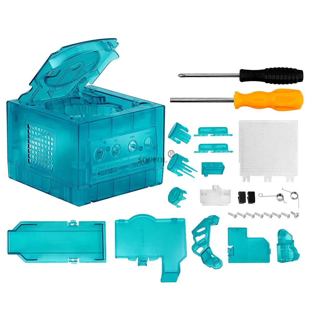 Ice Blue Replacement Case for  - огляд і ціна Gaming Console Vintage