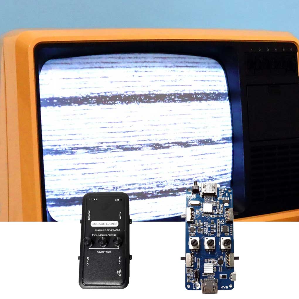 Adjustable Scanline Generator  - огляд і ціна Gaming Console Generations