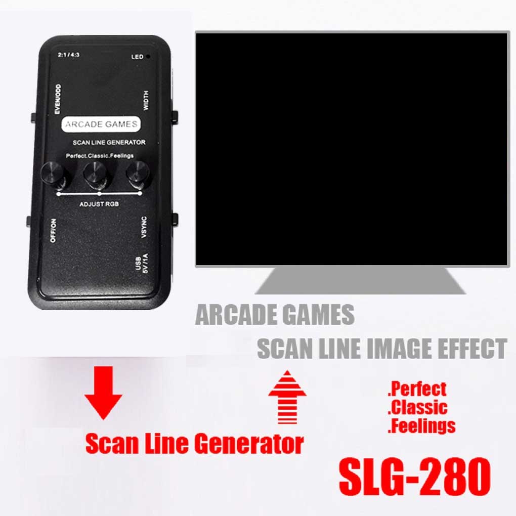 Adjustable Scanline Generator  - огляд і ціна Gaming Console Generations
