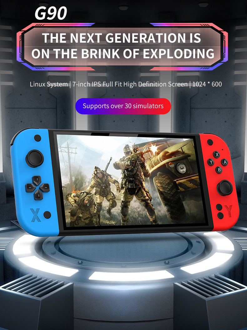 Quad Core Chip G90 Handheld Ga - огляд і ціна Gaming Console G90