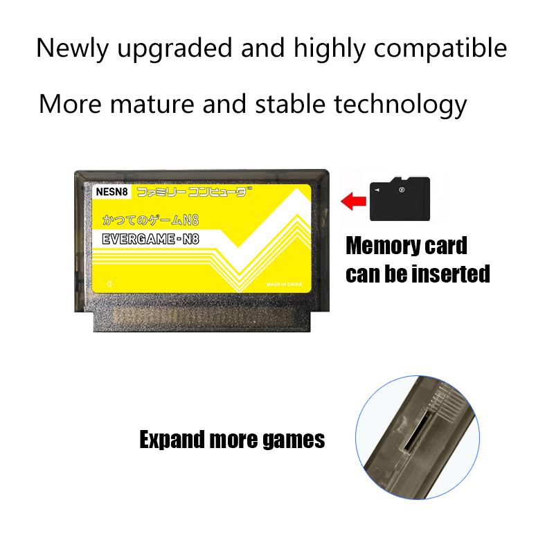 REMANK EVERGAME N8 NES Cartrid - огляд і ціна Gaming Console Vintage