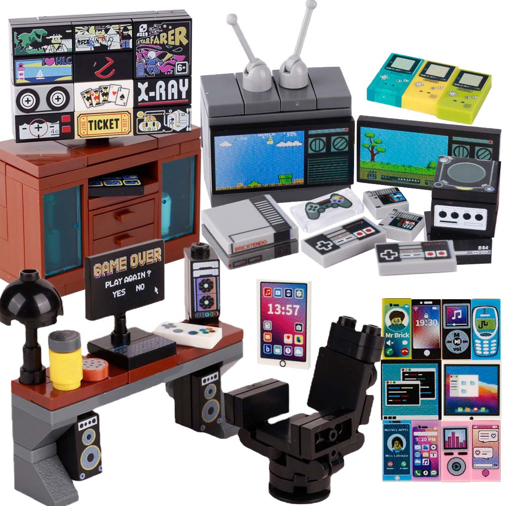 MOC Game Console Computer Mode - огляд і ціна Gaming Console Lego